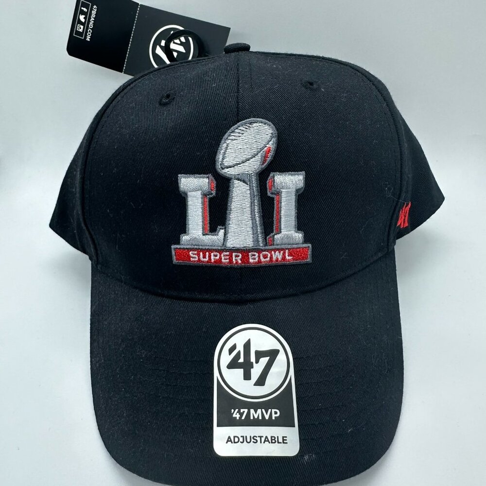 New Super Bowl LI Hat Trophy Cap 47 Cotton‎ Snapback Patriots Falcons Tom Brady